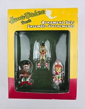 Hanna Barbera Presents Christmas Ornament Set Pebbles, Jerry, Boo boo